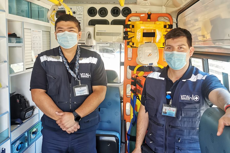 Ambulancia equipo